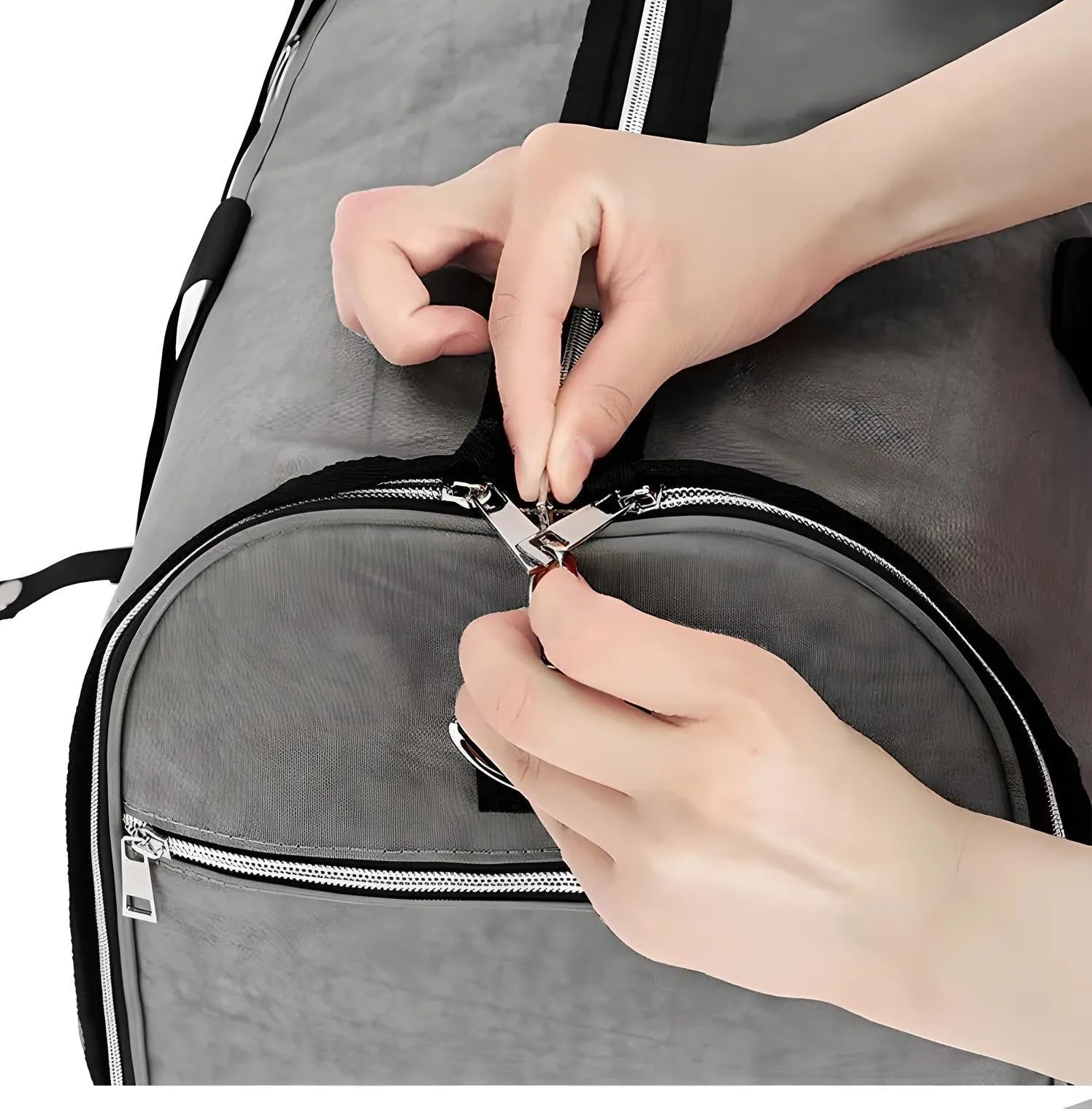 Sleek Garment Duffle Bag