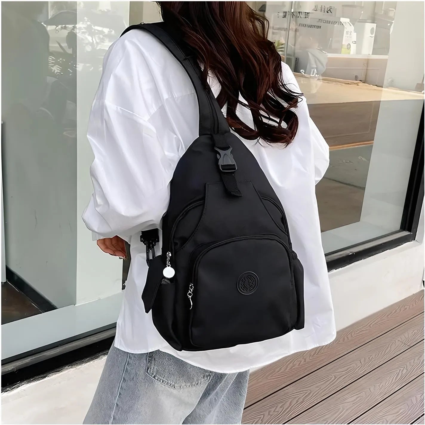 Multi-Compartment Anti-Theft Crossbody Bag