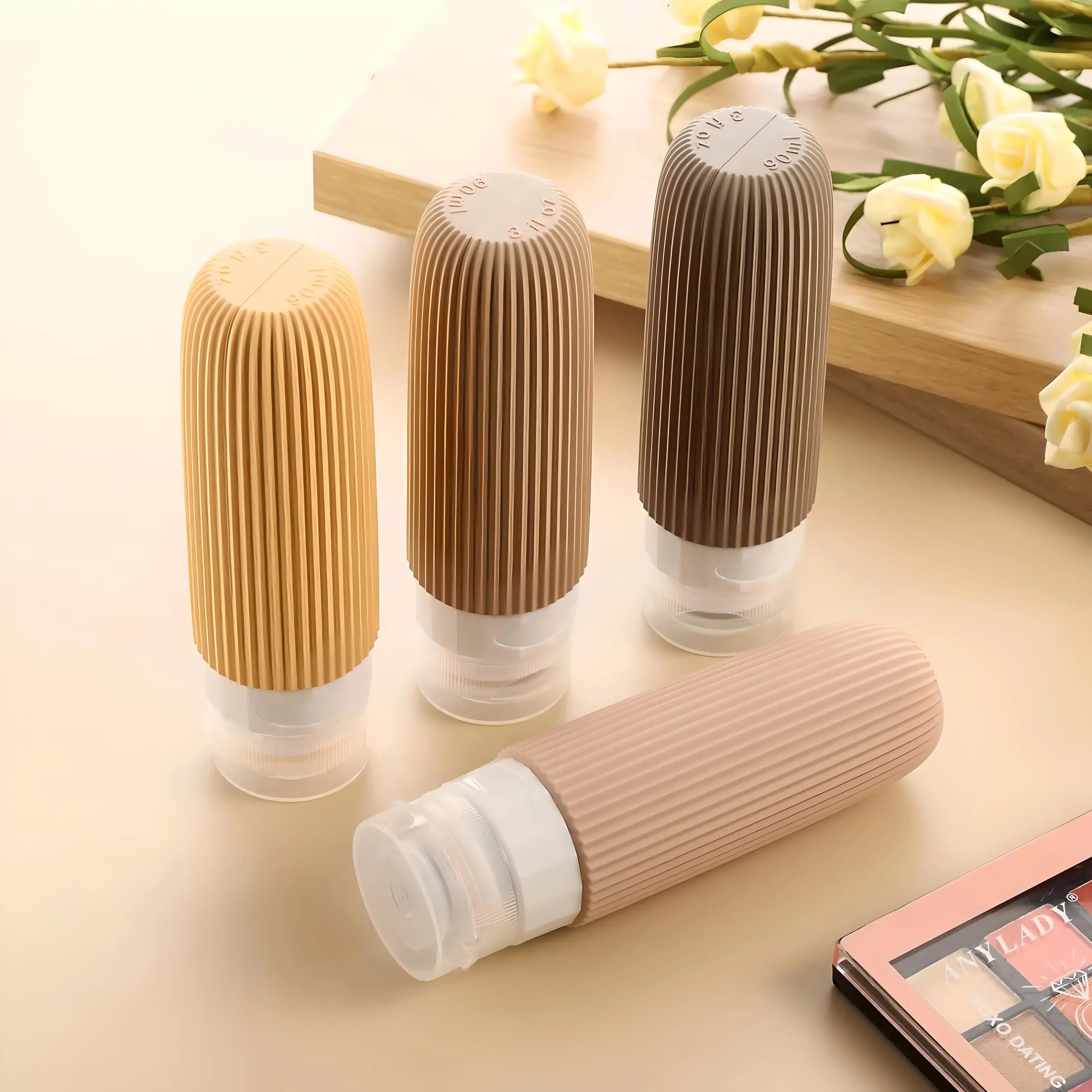 Travel Toiletries Bottles | 4 Pack