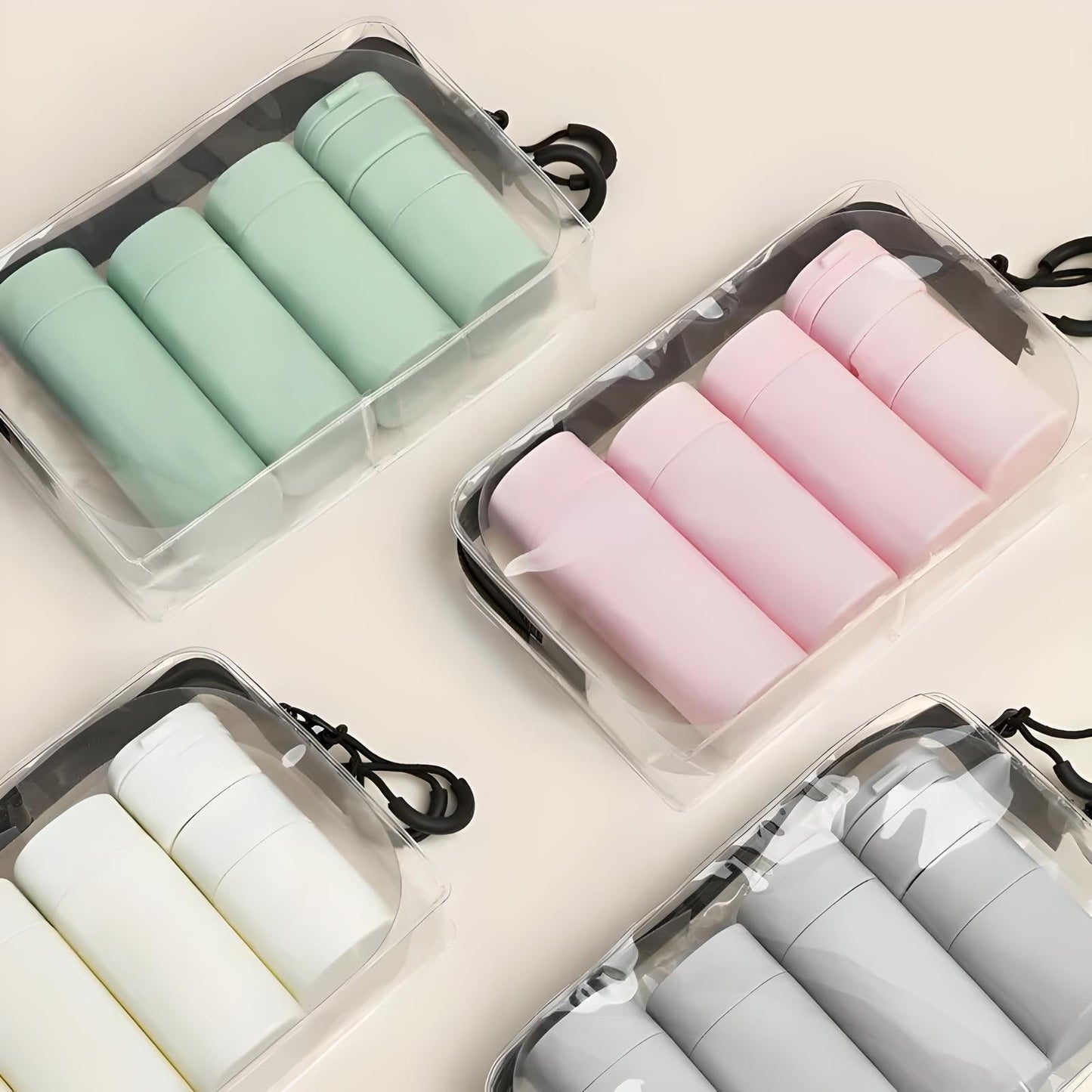 Travel Cream Dispensers Set | 5 Pack