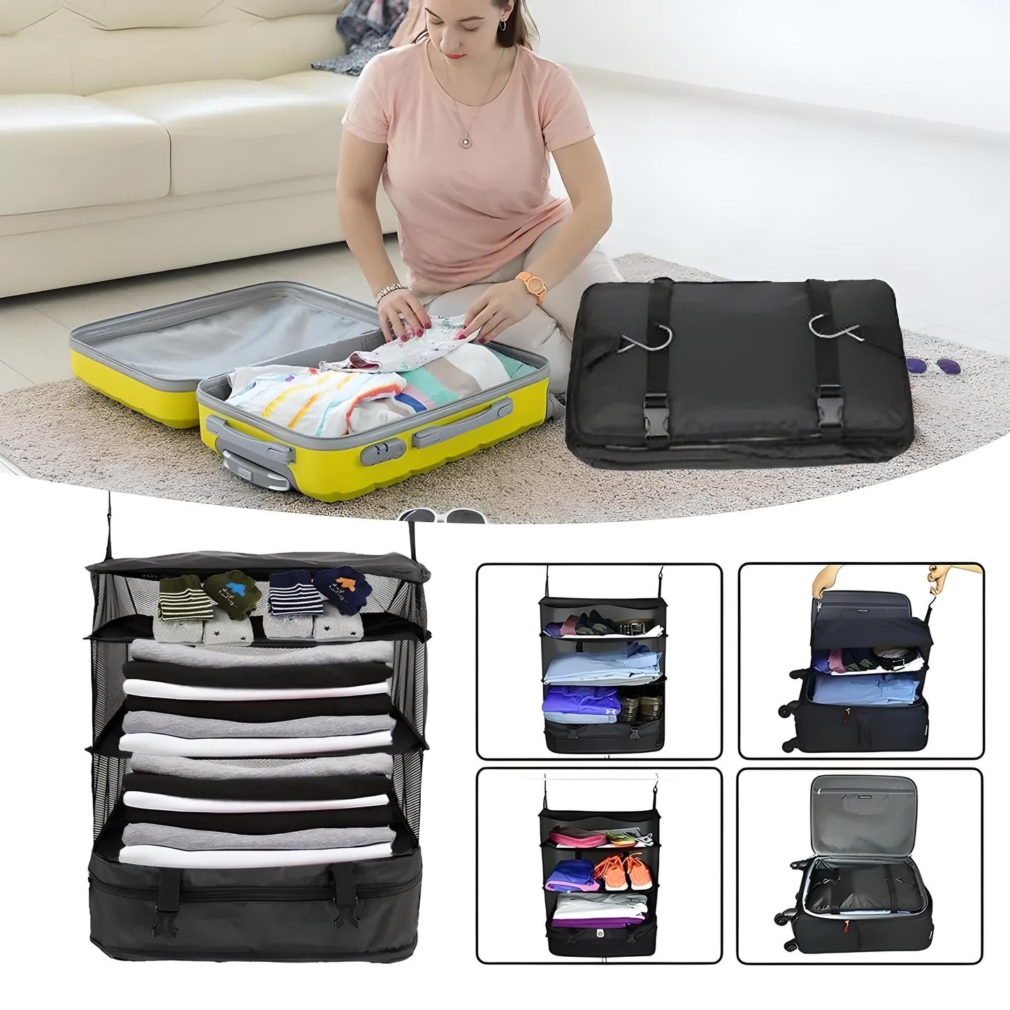 Travel Compression Closet Organiser