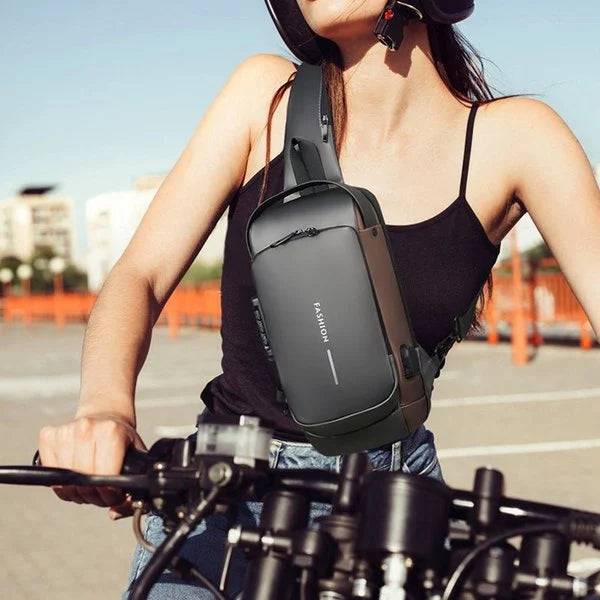 Anti-Theft Crossbody Charging Bag