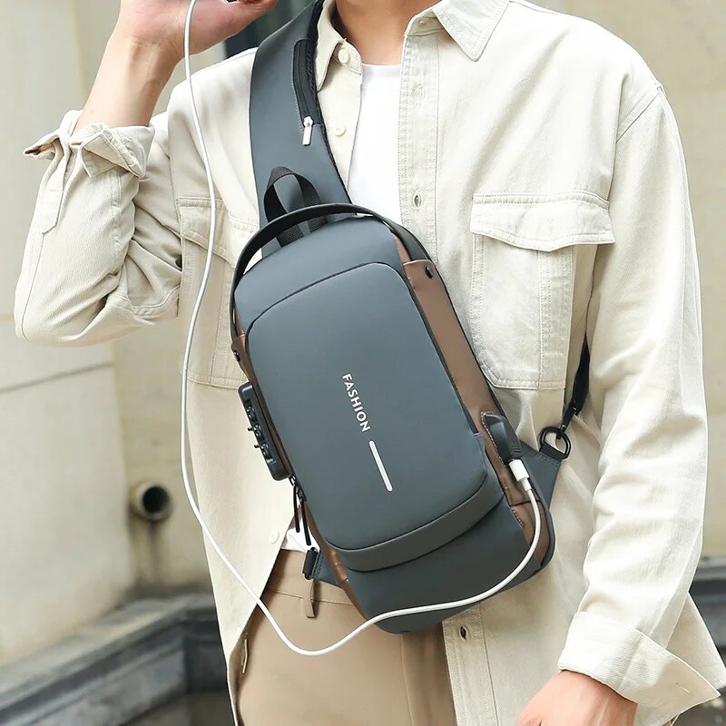 Anti-Theft Crossbody Charging Bag