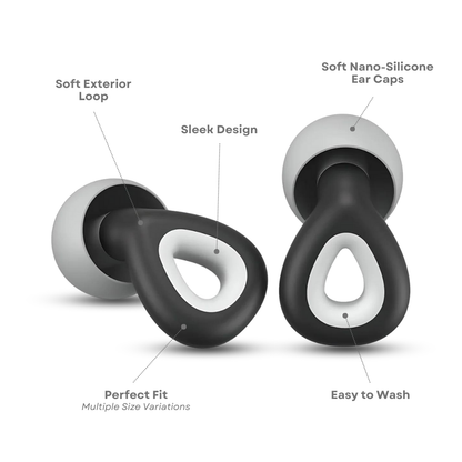 Noise-Cancelling Travel Earplug Set